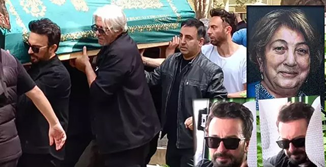 Tarkan... ANNEYE ZOR VEDA; GÖZYAŞLARI SEL OLDU!